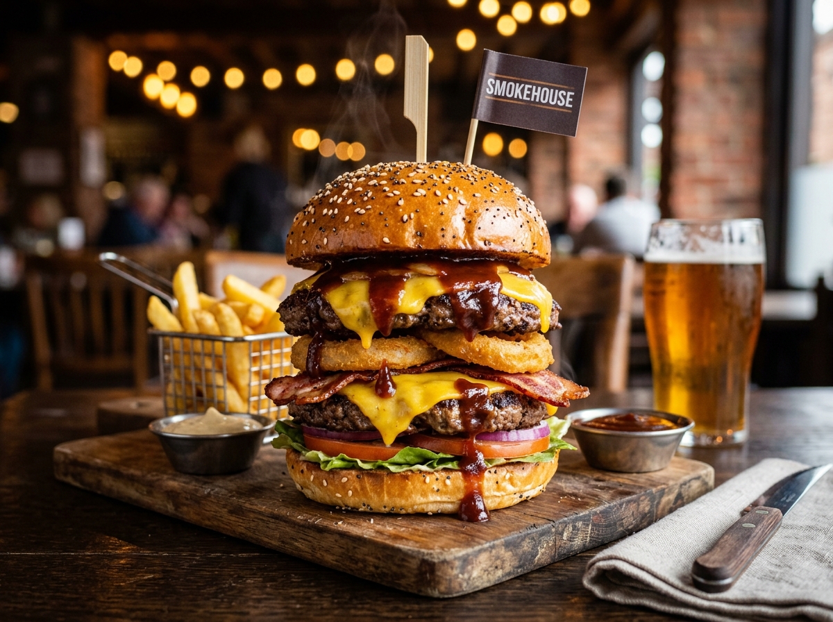 Double Smokehouse Burger