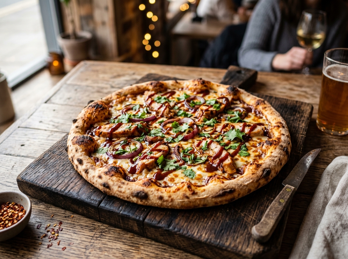 Barbekü Tavuklu Pizza