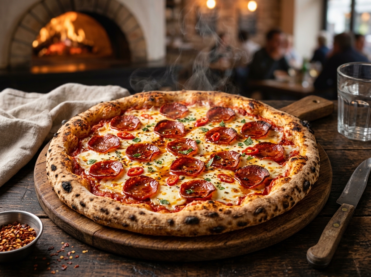 Acılı Pepperoni Pizza