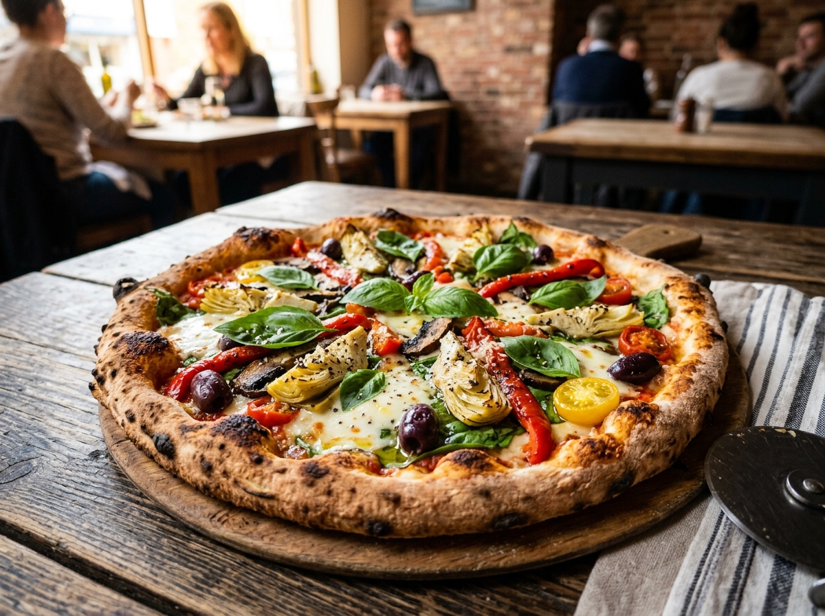 Vejetaryen Bahçe Pizza