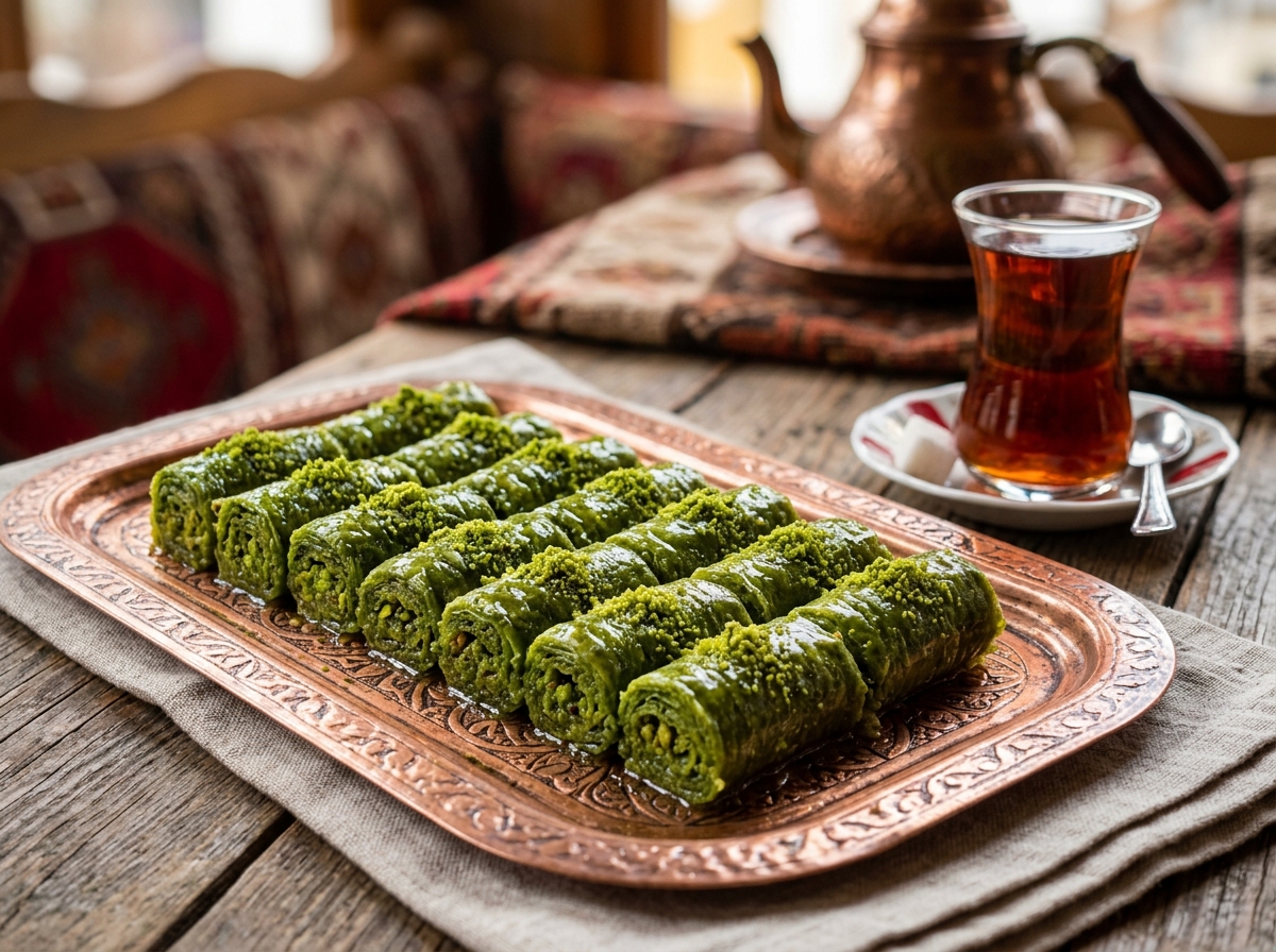 Fıstık Sarma & Bohça — Nehir Pastanesi