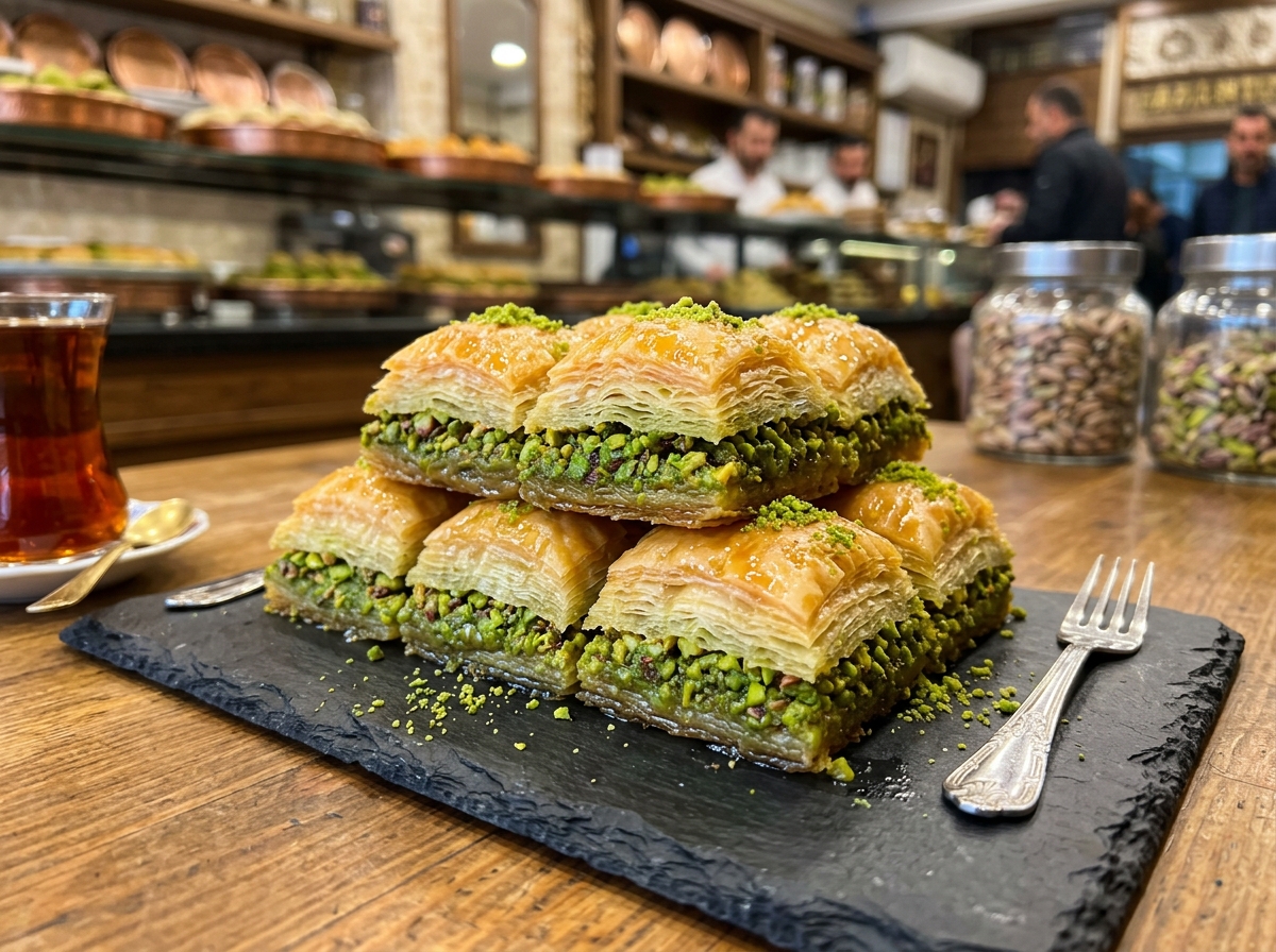 Antep Özel Kare Baklava — Nehir Pastanesi