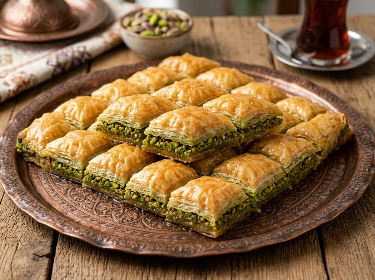 Klasik Fıstıklı Baklava — Nehir Pastanesi