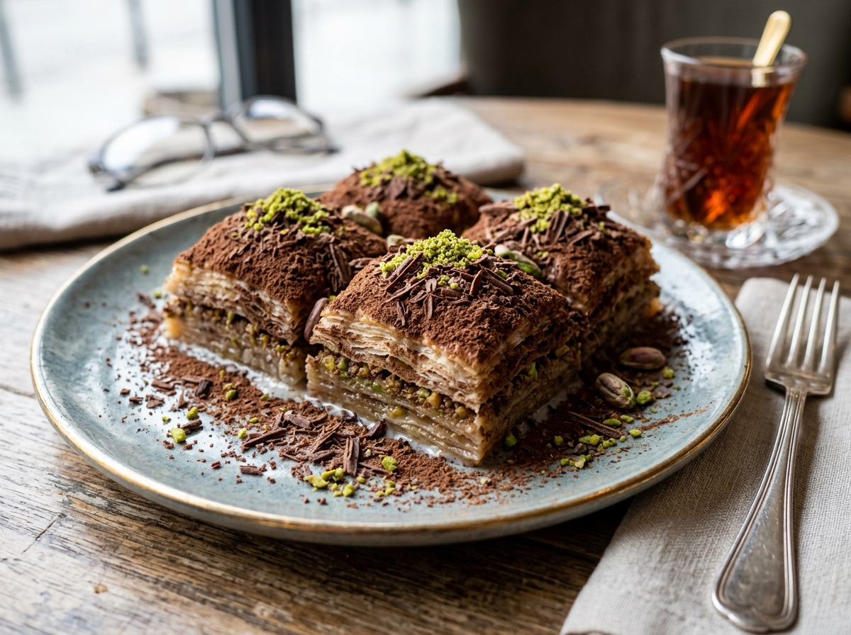 Sütlü Soğuk Baklava — Nehir Pastanesi